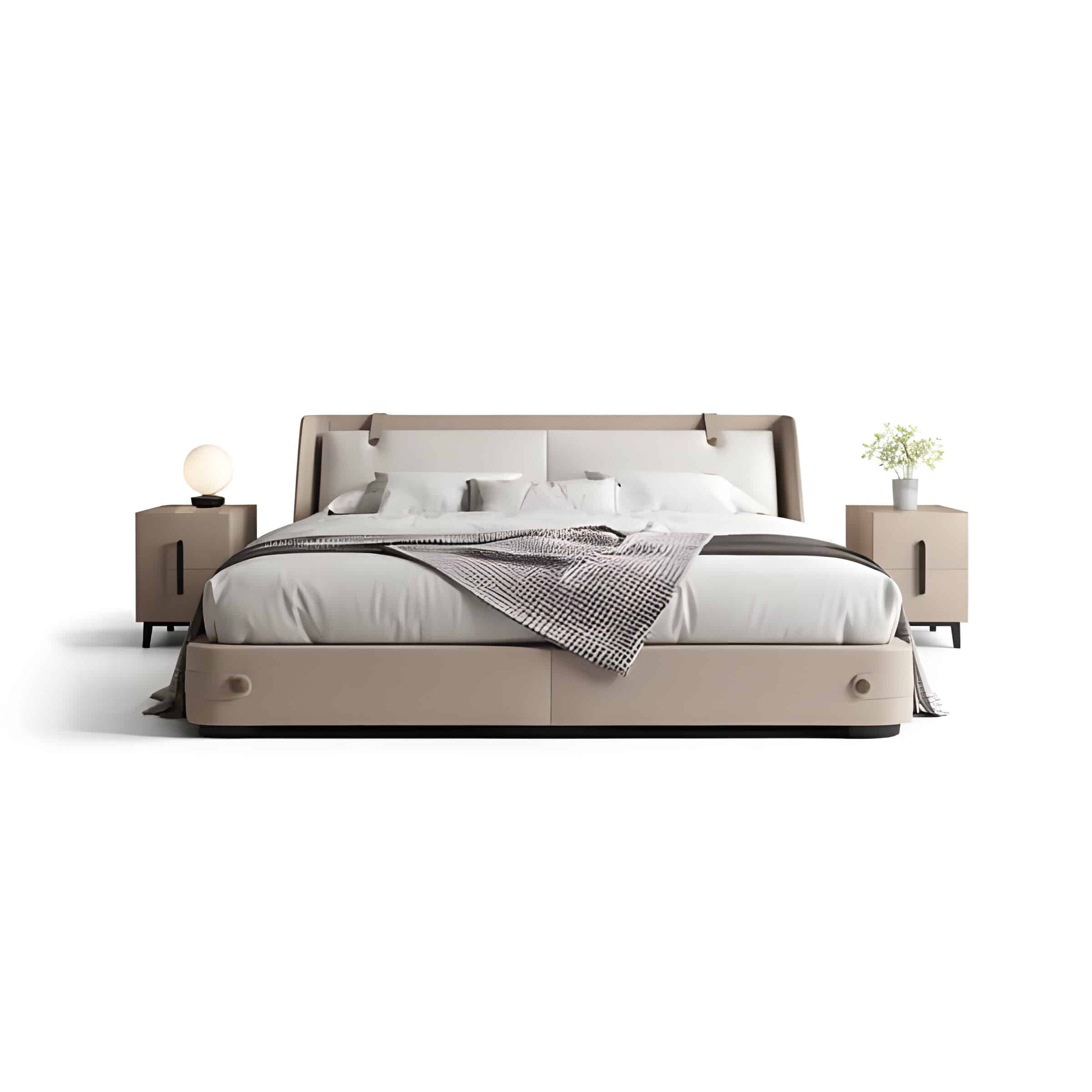 Zena Bed and Nightstand Set