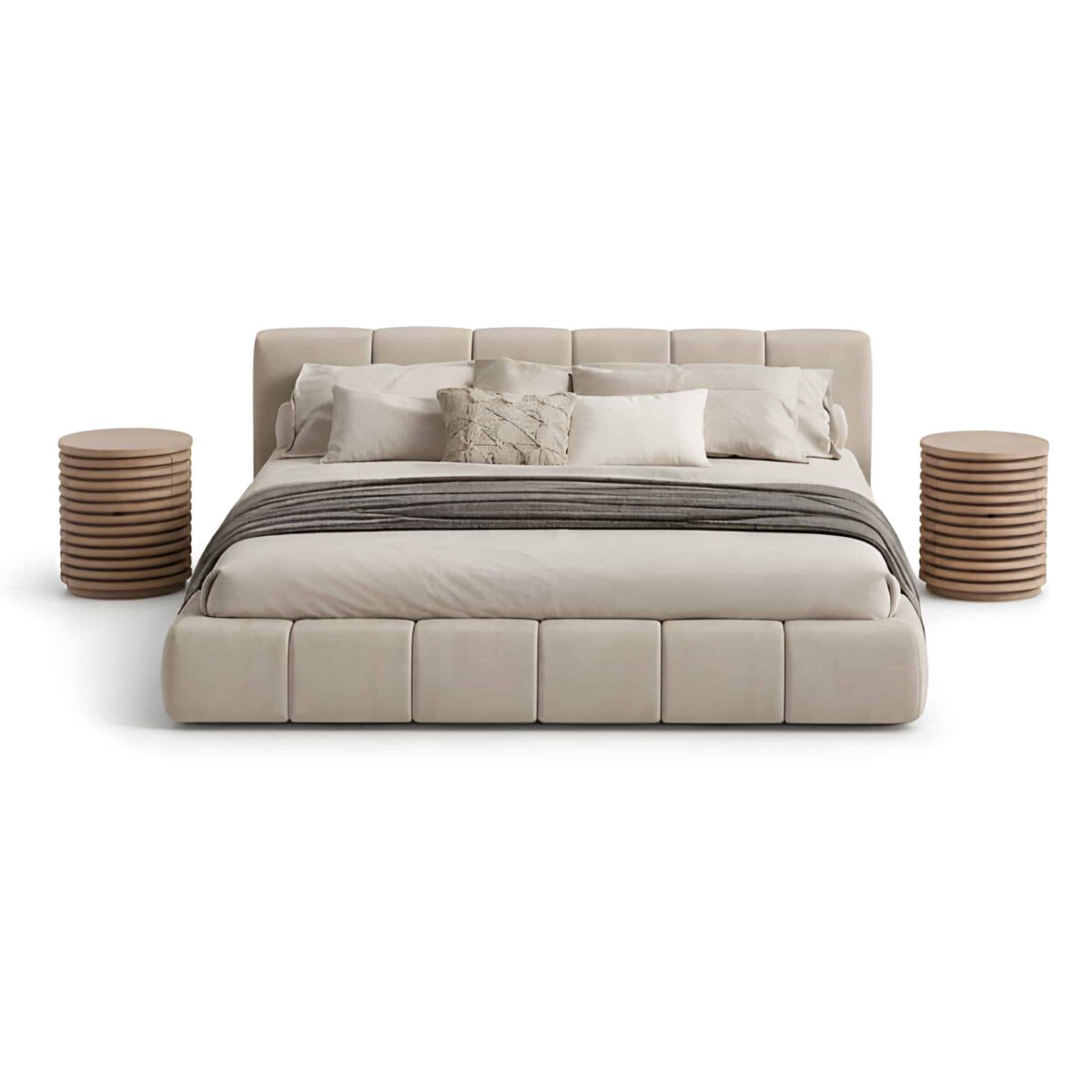 Pelo Bed and Nightstand Set