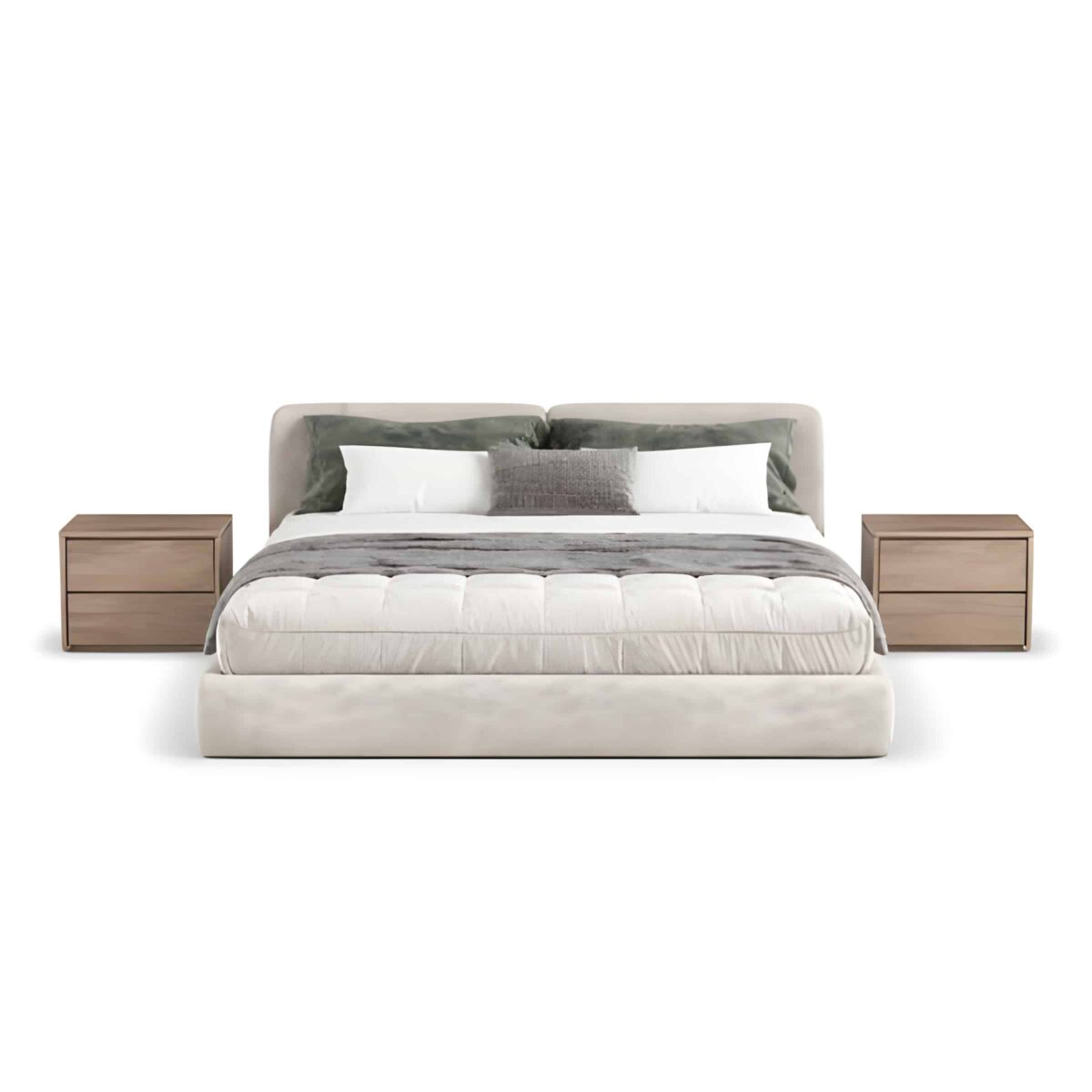 Pavi Bed and Nightstand Set