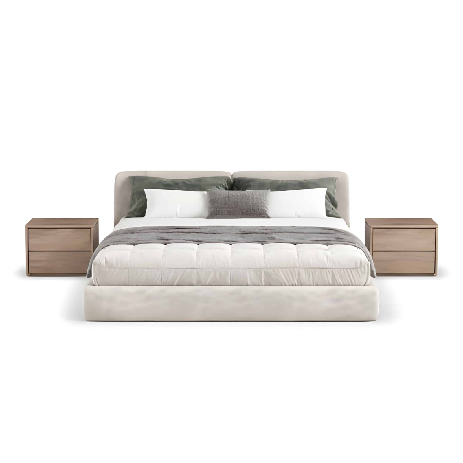 Pavi Bed and Nightstand Set