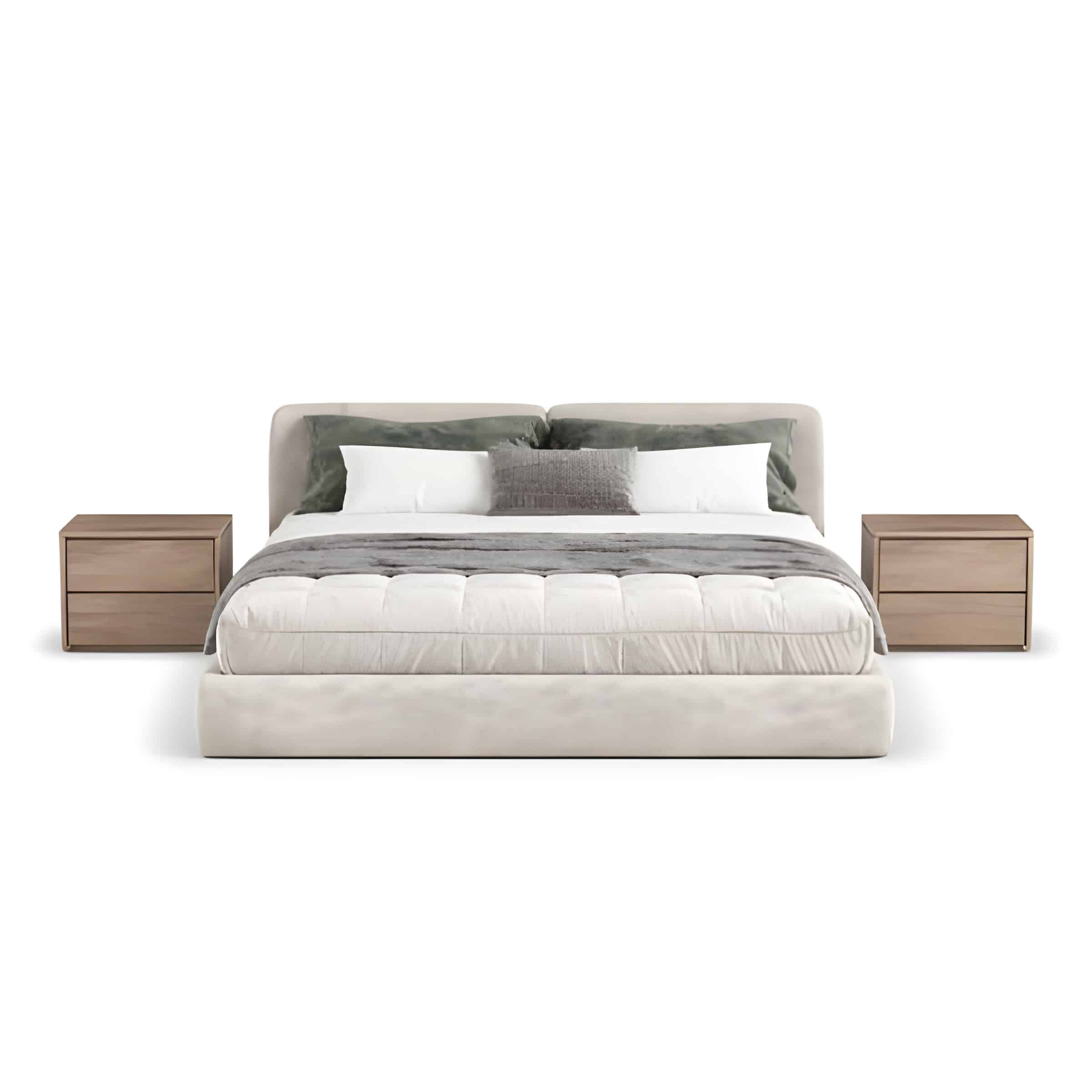 Pavi Bed and Nightstand Set
