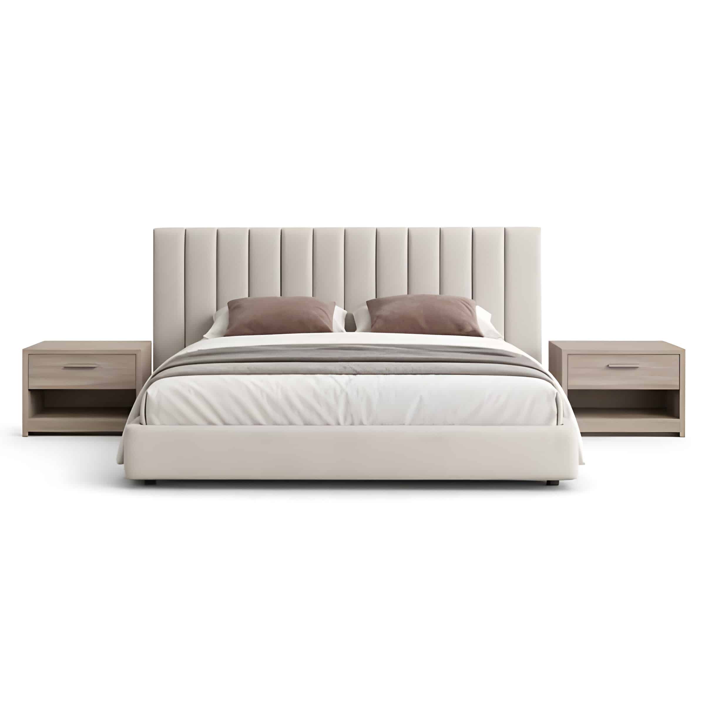 Oro Bed and Nightstand Set