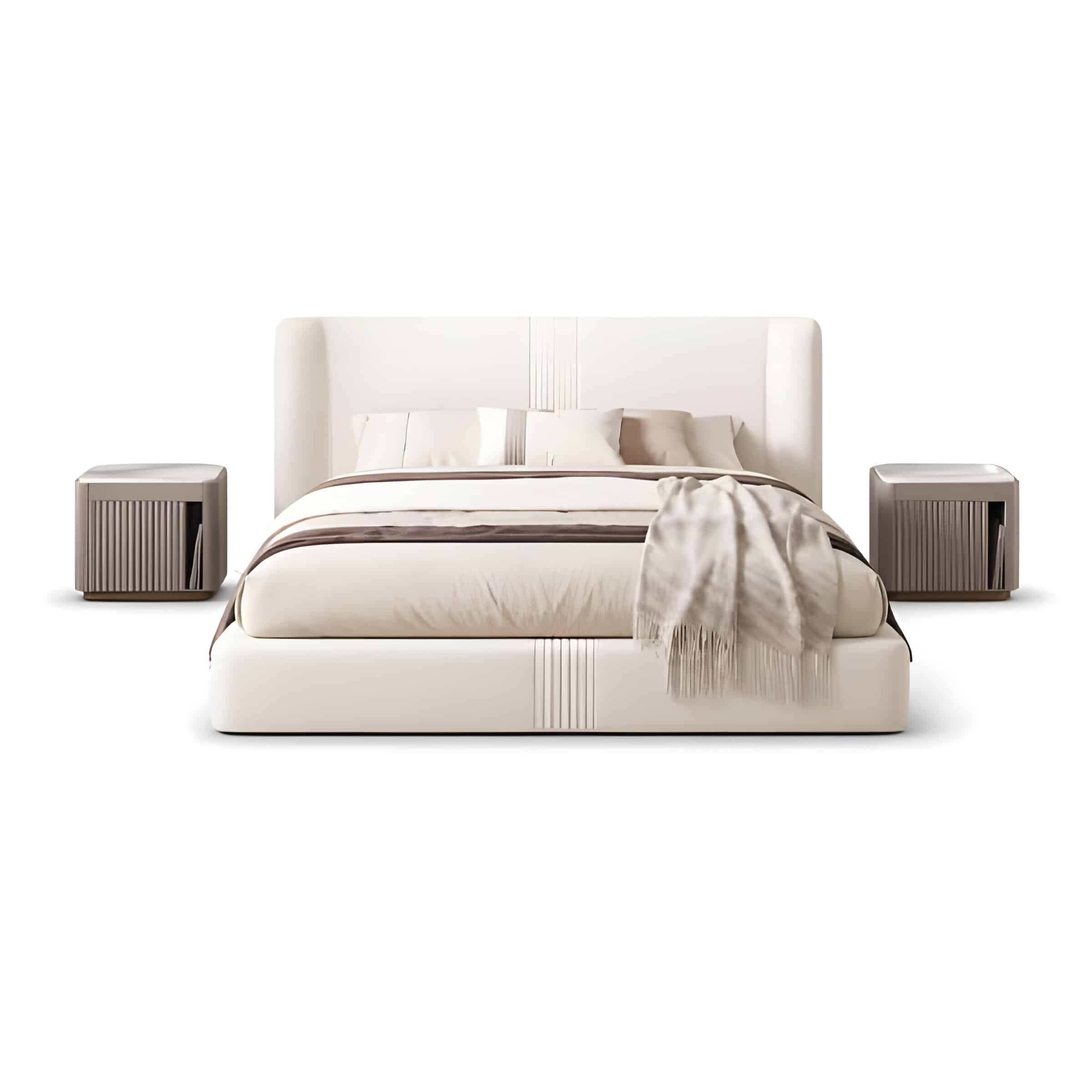 Nelo Bed and Nightstand Set
