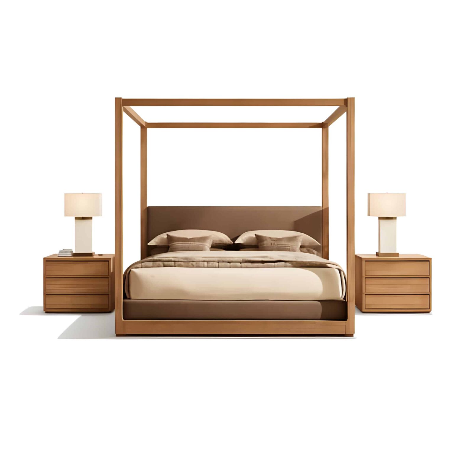 Romel Bed and Nightstand Set
