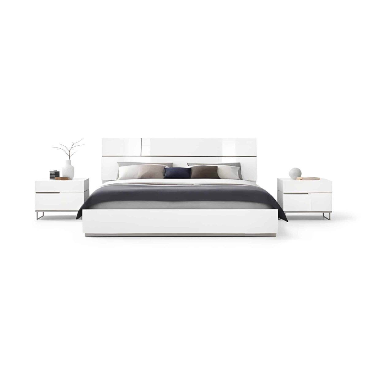 Davia Bed and Nightstand Set