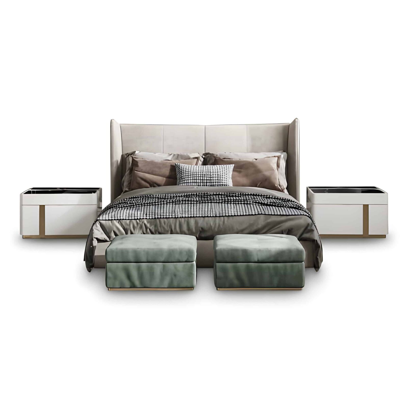 Ora Bed and Nightstand Set