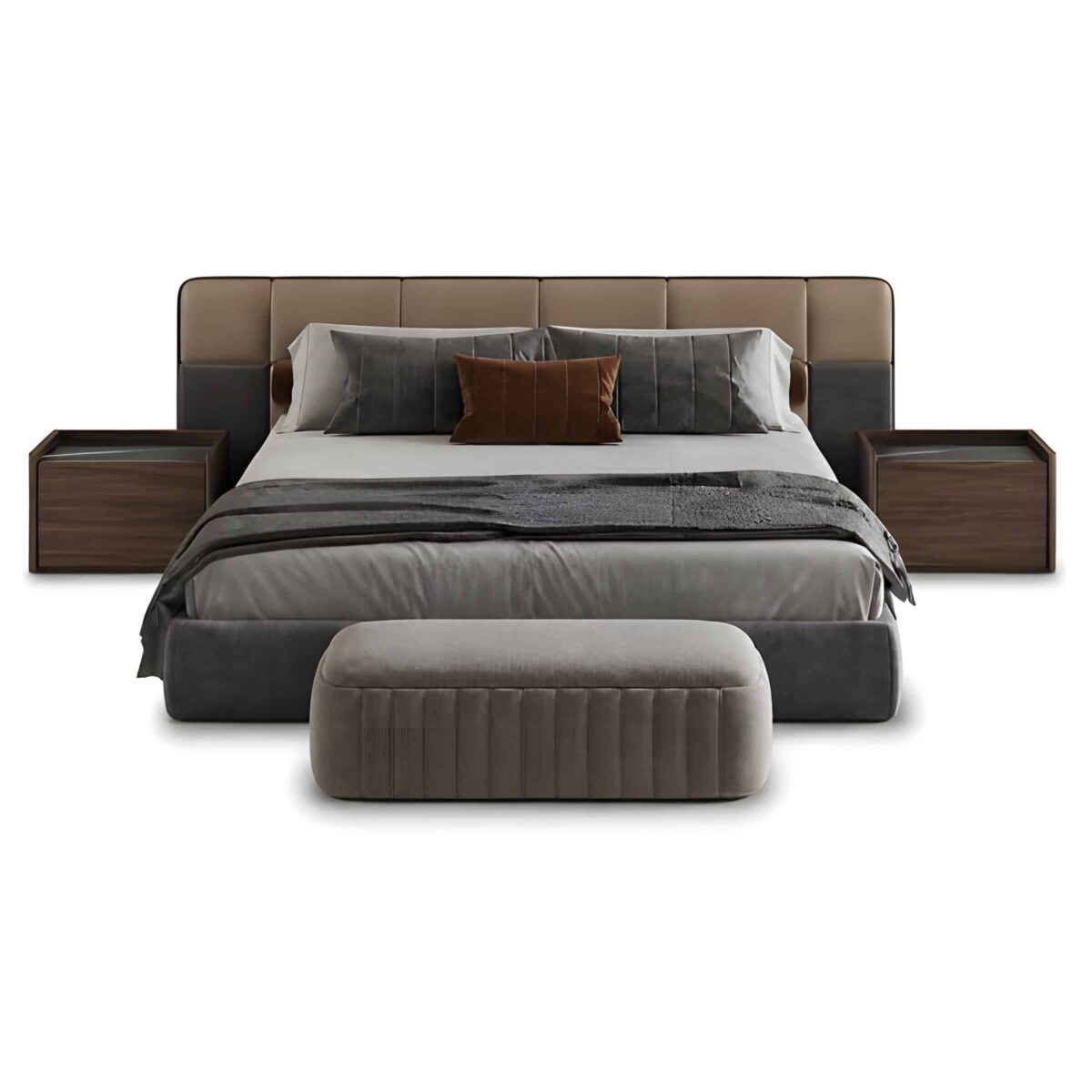 Nino Bed and Nightstand Set