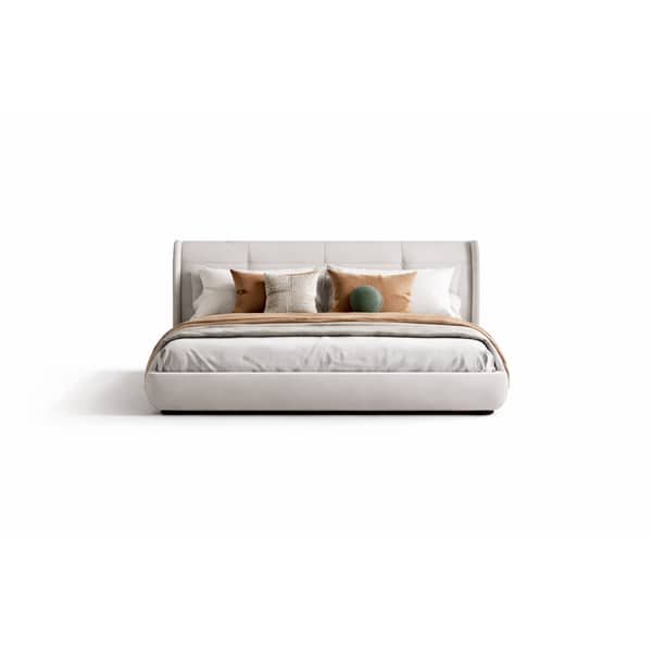Bedroom Bed and Nightstand Set presented in a cozy bedroom with serene decor perspective