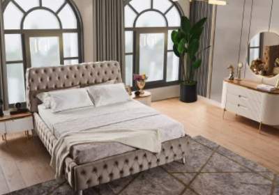 Bedroom set bed and wardrobe view - image 60447