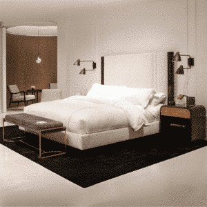 Nira Bedroom Set front composition for modern bedroom decor
