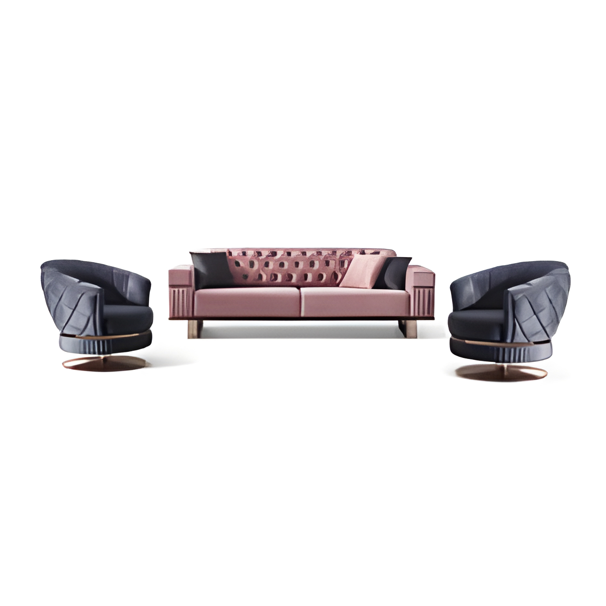 Drivo Living Room Set lifestyle view for contemporary seating spaces