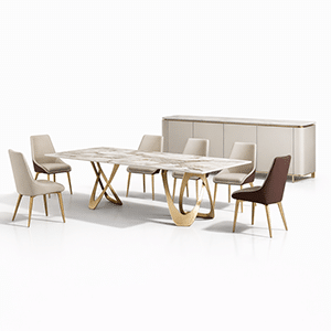 Bryna Dining Room Set main view for elegant dining spaces