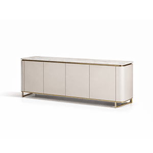 Kora Buffet displayed with a main display for elegant dining spaces