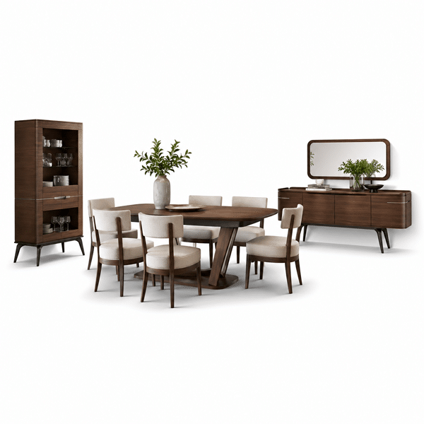 Viora Dining Room Set main view for elegant dining spaces