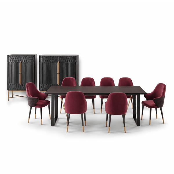 Lorin Dining Room Set main view for elegant dining spaces