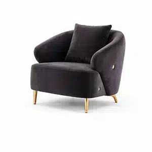 Piro Living Chair front view for refined home seating