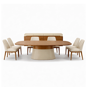 Xyra Dining Room Set main view for elegant dining spaces