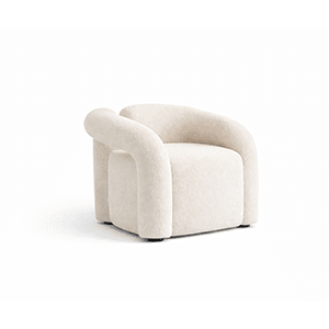 Zora Living Chair front view for contemporary living spaces