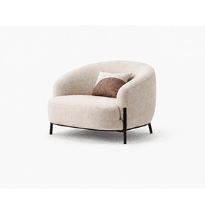 Bavo Living Chair front view for cozy living room furniture
