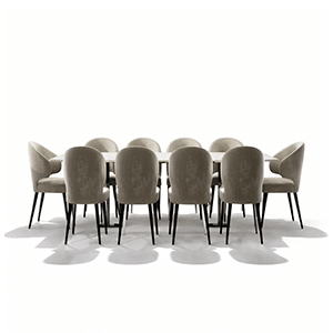 Glixy Dining Table and Chairs