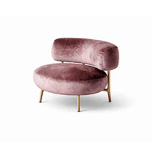 Daro Living Chair front view for coordinated room layouts
