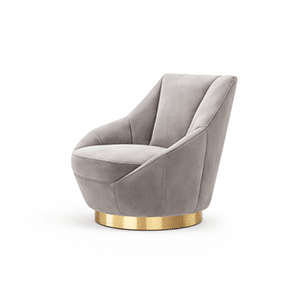 Garo Living Chair front view for refined home seating