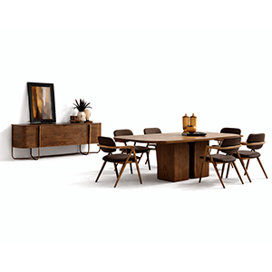 Dorin Dining Room Set main view for elegant dining spaces