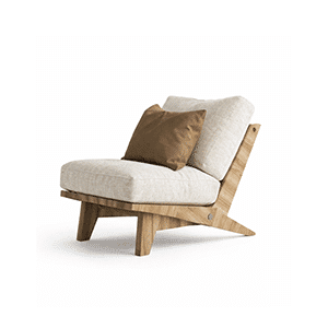 Jaro Living Chair front view for relaxed seating areas