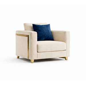 Jivo Living Chair front view for modern living room seating