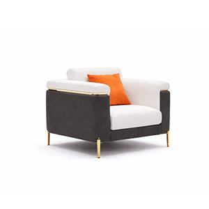 Kira Living Chair front view for contemporary living spaces