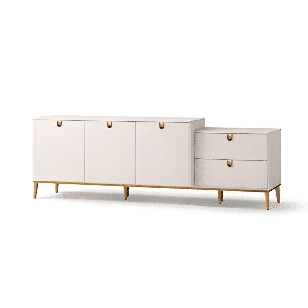 Zeno Buffet presented from a front angle for home interiors