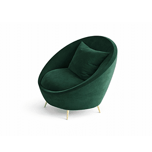 Kora Living Chair front view for refined home seating