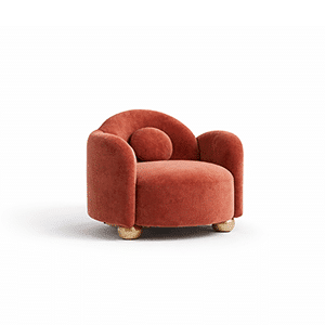Lano Living Chair front view for cozy living room furniture