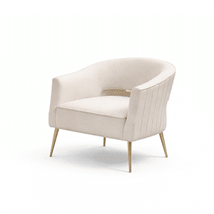 Laro Living Chair front view for premium interior styling