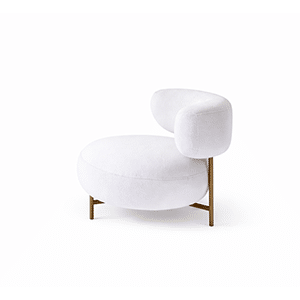 Lora Living Chair front view for modern living room seating
