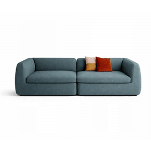 Meno Living Sofa front view for modern living room sofa furniture