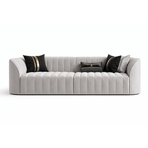 Merny Living Sofa detail view for modern living room sofa furniture