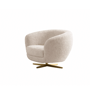 Mena Living Chair front view for elegant room decor