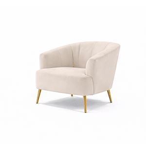 Nira Living Chair front view for coordinated room layouts