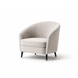 Oavo Living Chair front view for stylish home interiors
