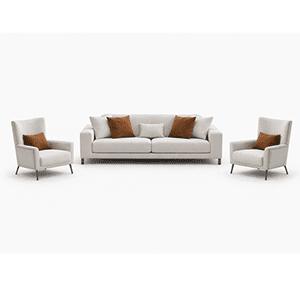 Dawn Living Room Set decor view for clean contemporary interiors