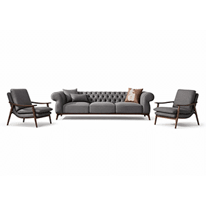 Cyan Living Room Set premium view for refined home seating