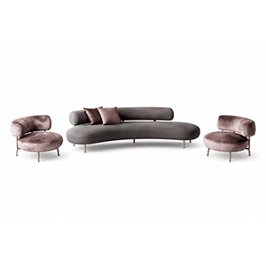Clixo Living Room Set premium view for refined home seating