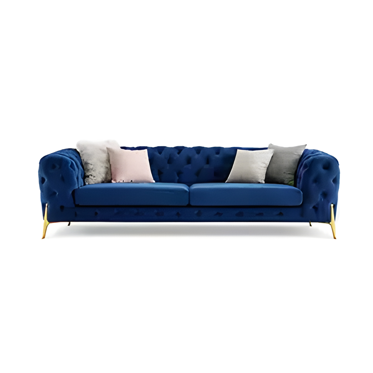 Hovia Living Room Set angled view for elegant home seating