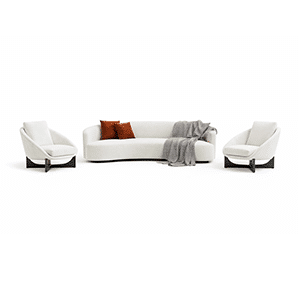City Living Room Set angled view for elegant home seating visual