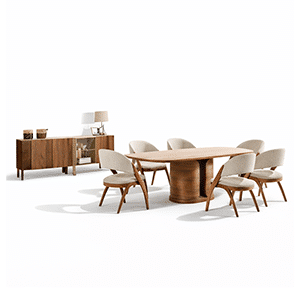Morin Dining Room Set main view for elegant dining spaces