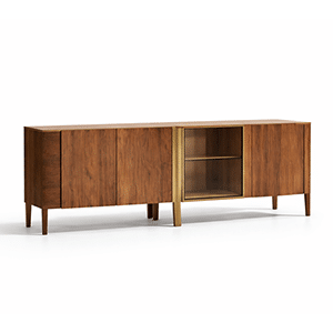 Soma Buffet captured in a front angle for buffet furniture styling