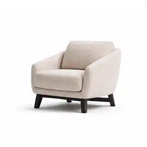 Duro Living Chair front view for modern living room seating