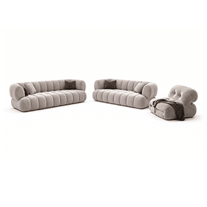 Sand Living Sofa detail view for stylish home furniture pages