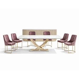 Ivena Dining Room Set main view for elegant dining spaces